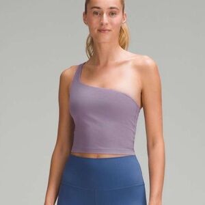 Lululemon Ribbed Nulu Asymmetrical Yoga Tank Top